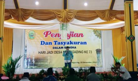 Pengajian & Tasyakuran Dalam Rangka Hari Jadi ke-73 Tahun Desa Murtigading Sanden